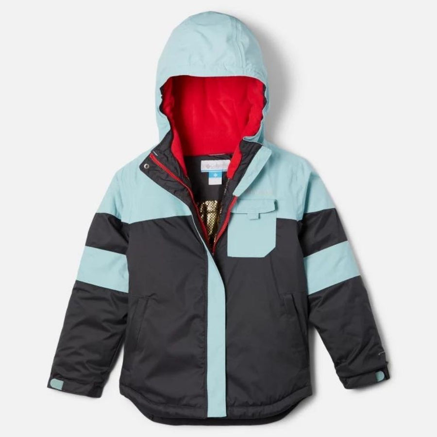 Columbia Mighty Mogul II Girls Ski Jacket - Shark, Aqua Haze