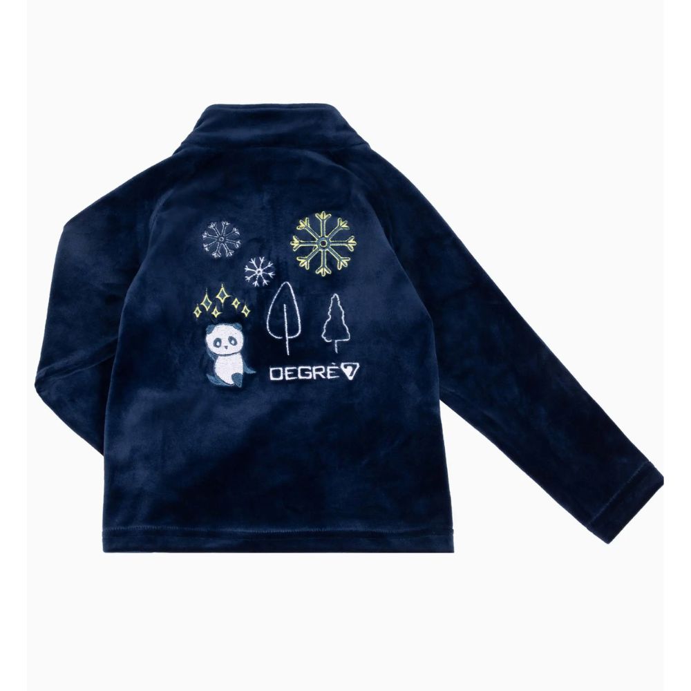 Degre 7 Ribo Kids Fleece, with snowflake and tree designs