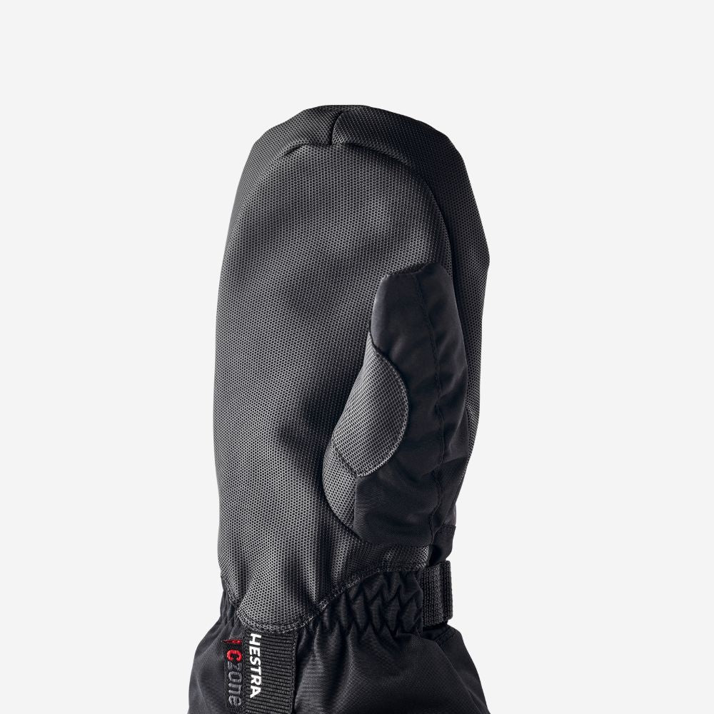 Hestra Gauntlet Czone Kids Ski Mittens - Black/Graphite (32531-380100)