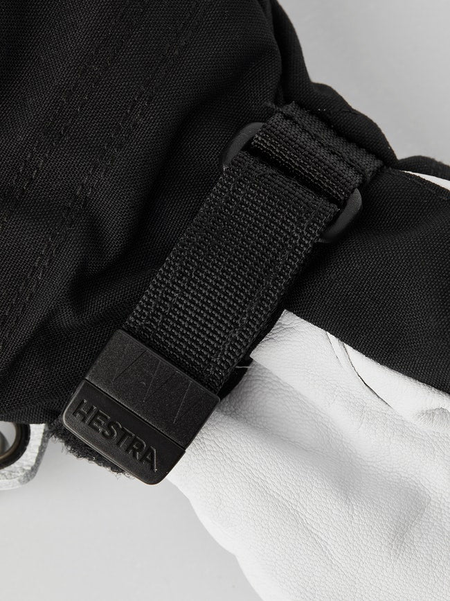 Hestra Army Heli Leather Ski Junior Gloves - Black (30560-100)