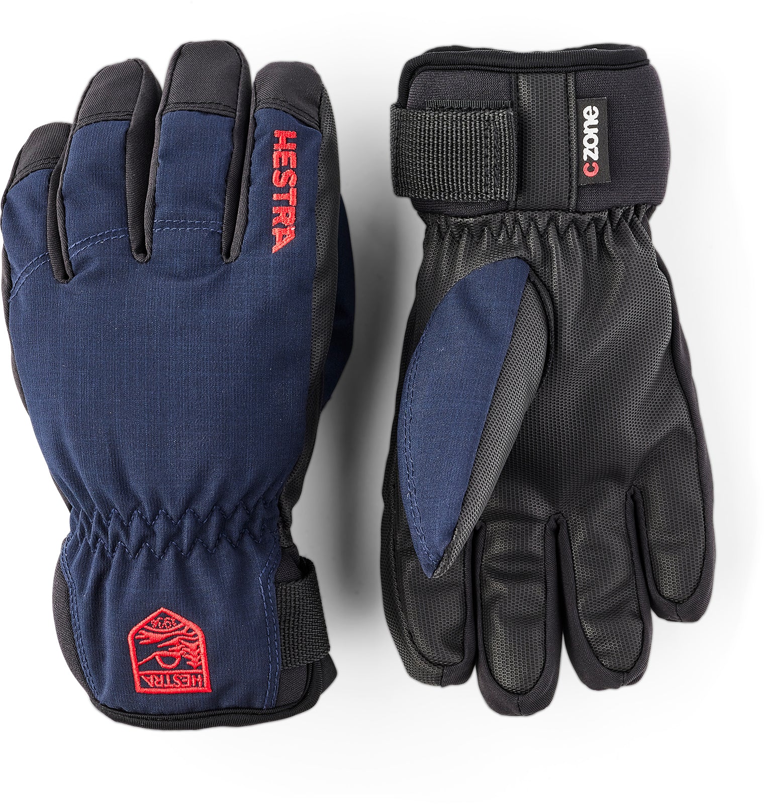 Hestra Ferox Primaloft Kids Ski Gloves, Navy 32990-280