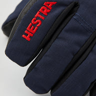Hestra Ferox Primaloft Kids Ski Gloves, Navy 32990-280