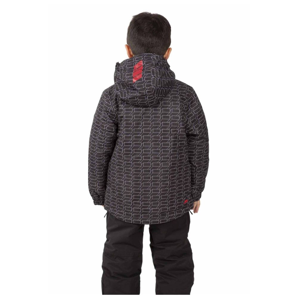 Trespass Minor Boys Ski Jacket - Dark Grey