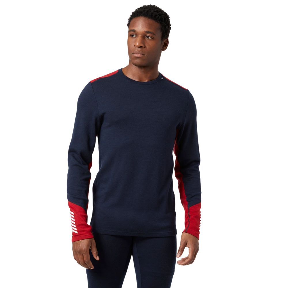 Helly Hansen Lifa Merino Midweight Ski Base Layers - Navy