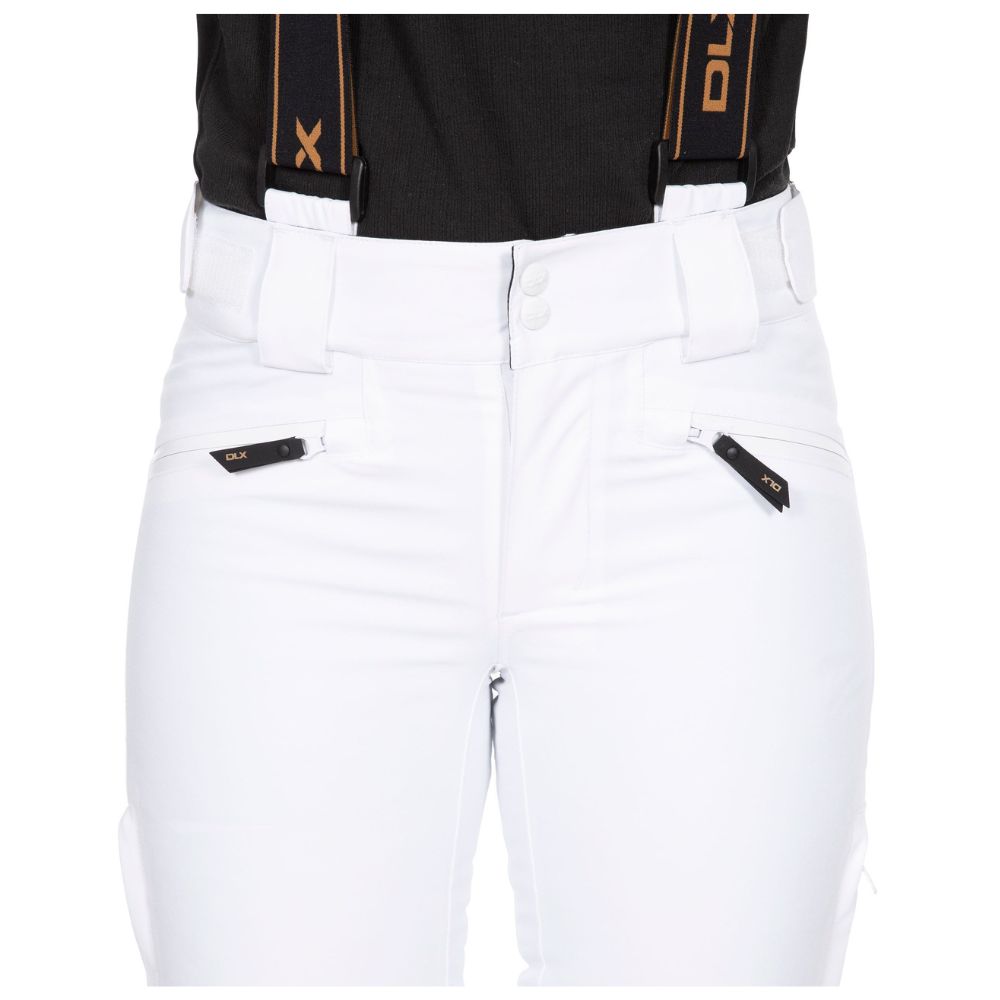 Trespass DLX Sylvia Womens Ski Pants, White Size 16 only