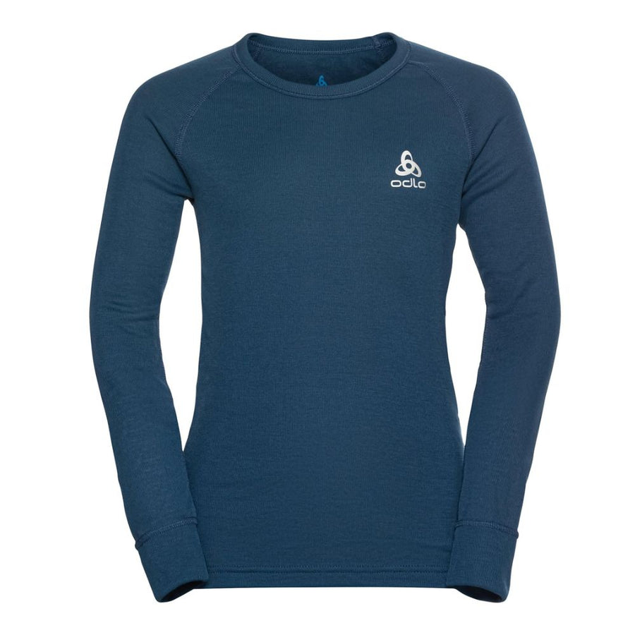 Odlo Active Warm Eco Kids LS Thermal Crew - Blue Wing Teal