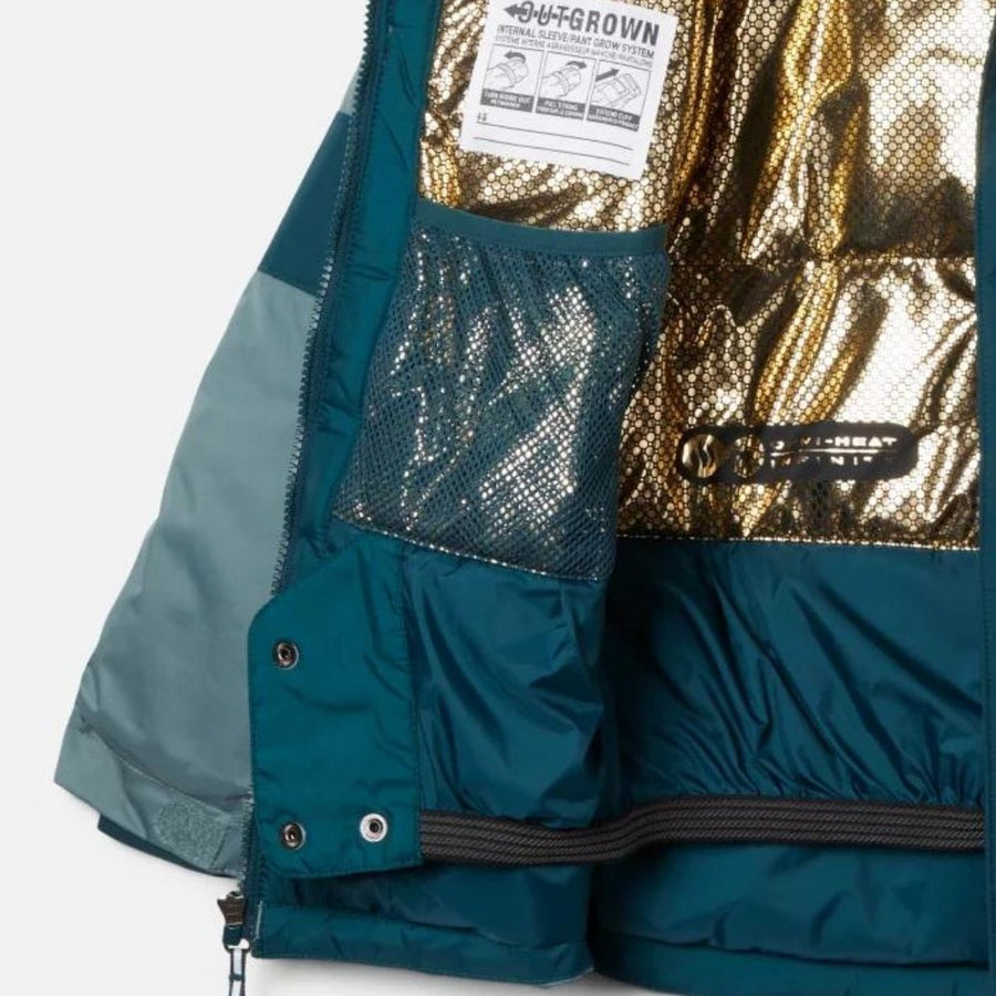 Columbia Mighty Mogul II Youth Ski Jacket - Metal, Night Wave XL only