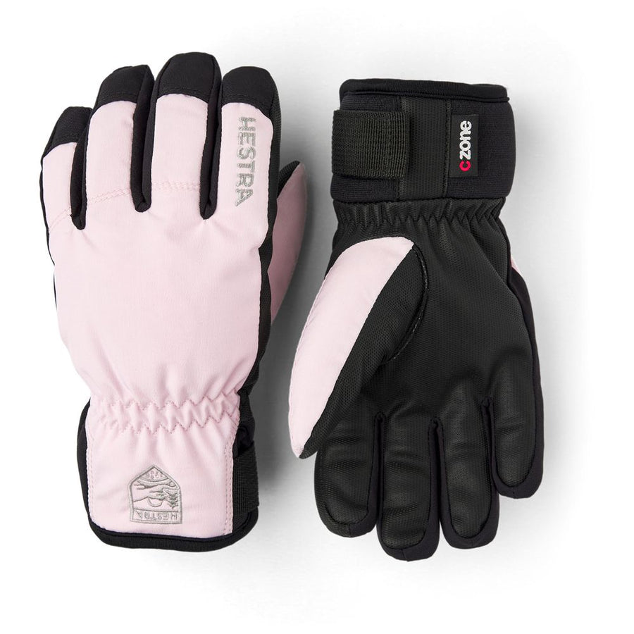 Hestra Ferox Primaloft Kids Ski Gloves - Pink (32990)