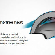 UVEX Junior Visor Ski Helmet - Blue Matt 2 sizes