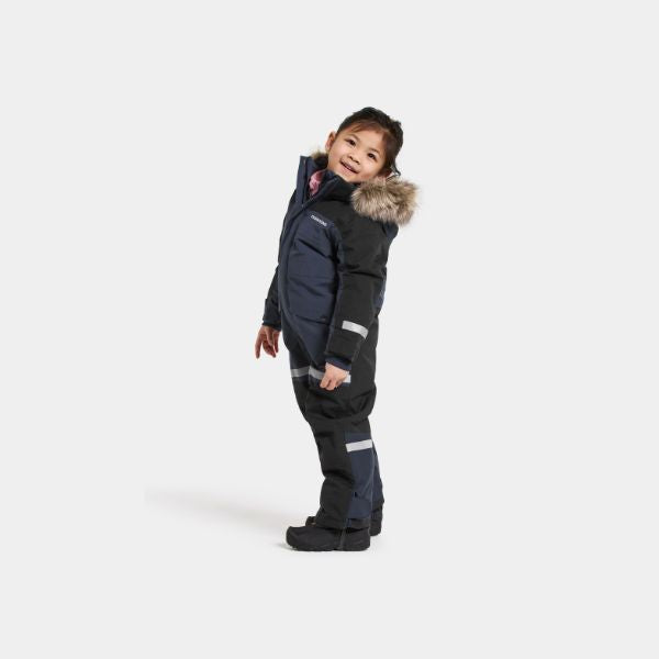 Kids Snowsuit Waterproof 15K - Didriksons Bjarven 5 Coverall - Navy