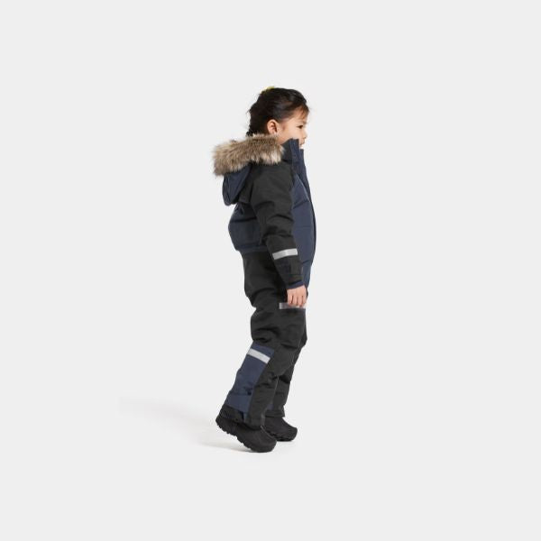 Kids Snowsuit Waterproof 15K - Didriksons Bjarven 5 Coverall - Navy