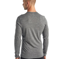 Icebreaker Mens 200 Oasis Merino Thermal Top - Gritstone Heather SMALL only