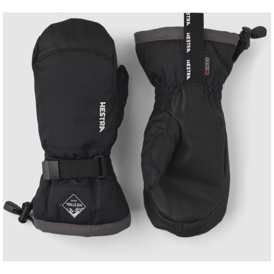 Hestra Gauntlet Czone Kids Ski Mittens - Black (32531)