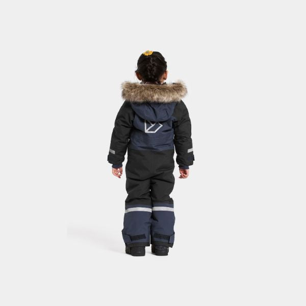 Kids Snowsuit Waterproof 15K - Didriksons Bjarven 5 Coverall - Navy