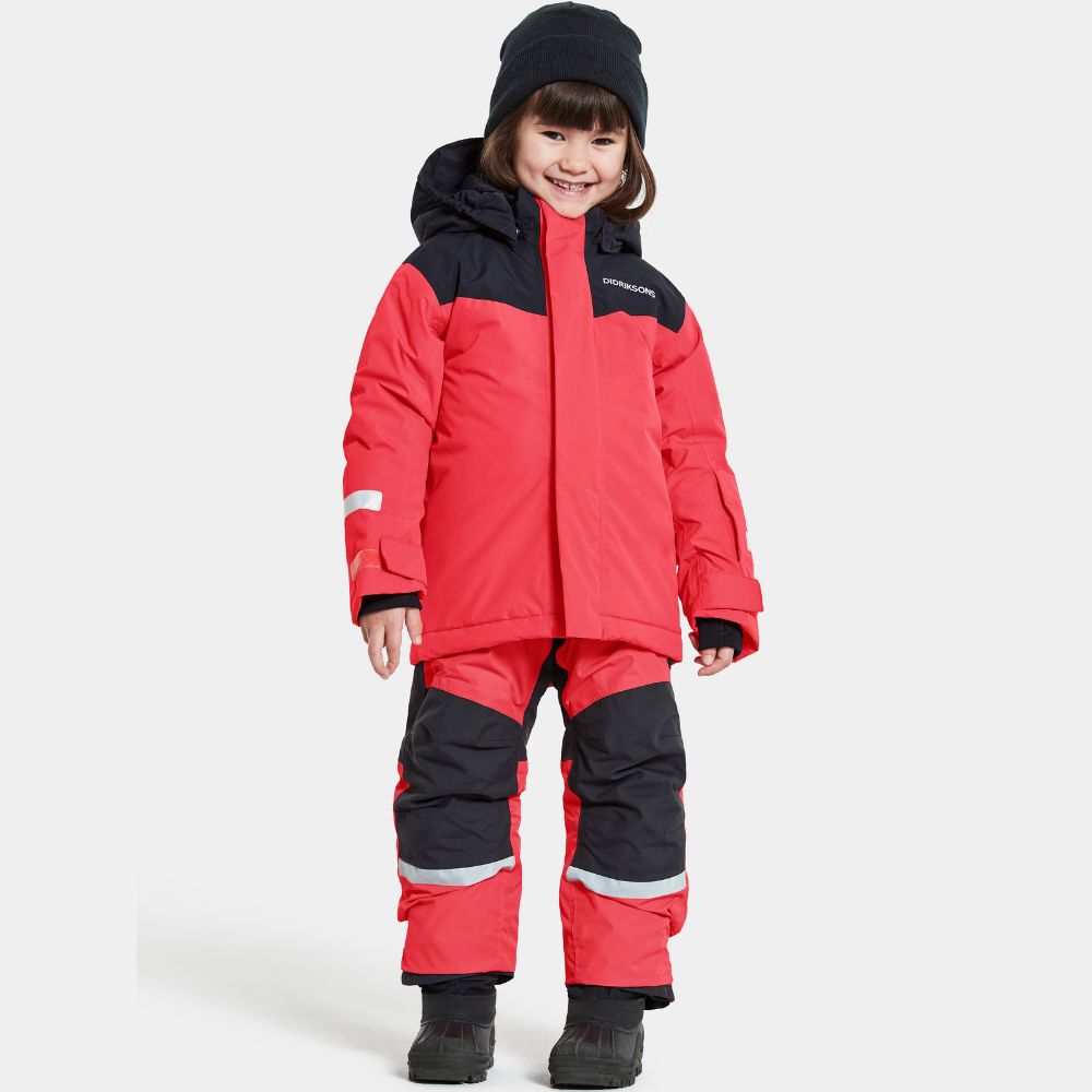 Didriksons Skare Kids Ski Jacket & Pants Set - Modern Pink