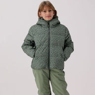 Animal Print Girls Ski Jacket - 10,000 Waterproof
