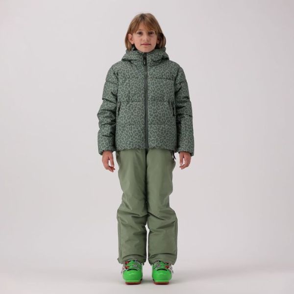 Animal Print Girls Ski Jacket - 10,000 Waterproof