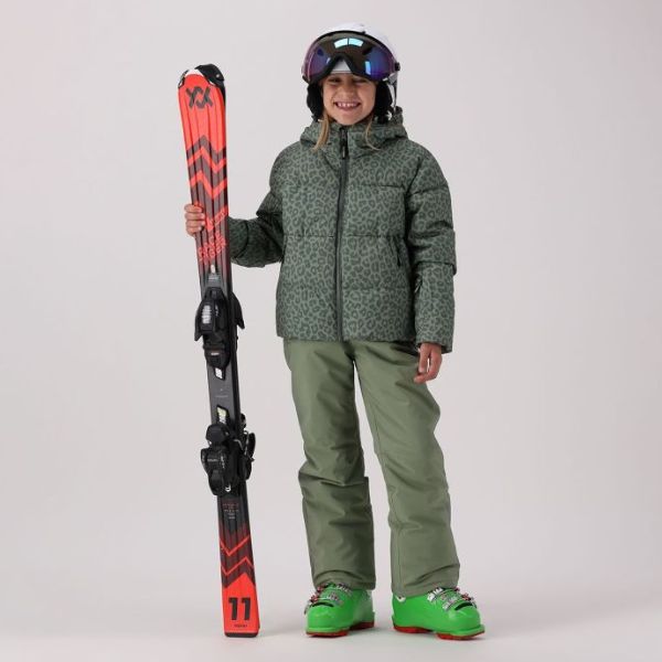 Animal Print Girls Ski Jacket - 10,000 Waterproof