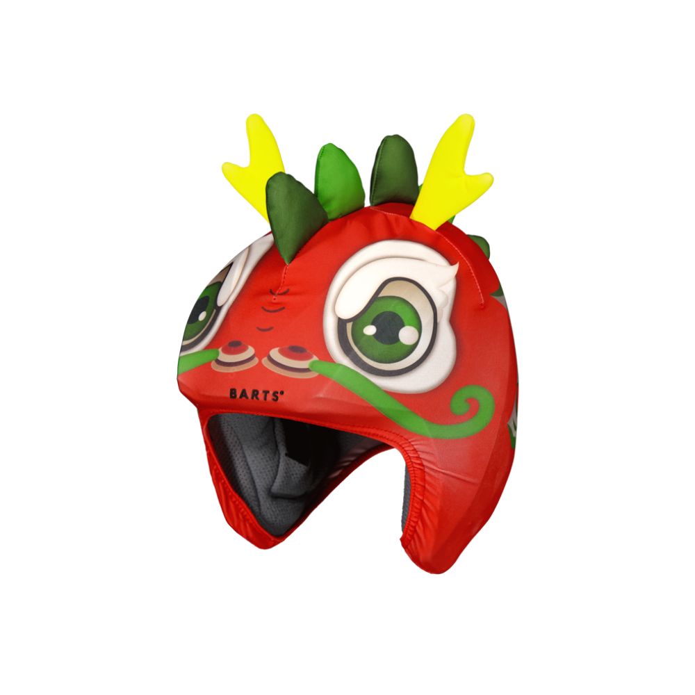Dragon Ski Helmet Cover  - Barts 3D Red