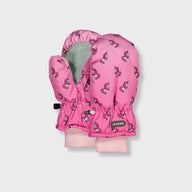 Barts Nylon Print Kids Ski Mittens - With Mitten String