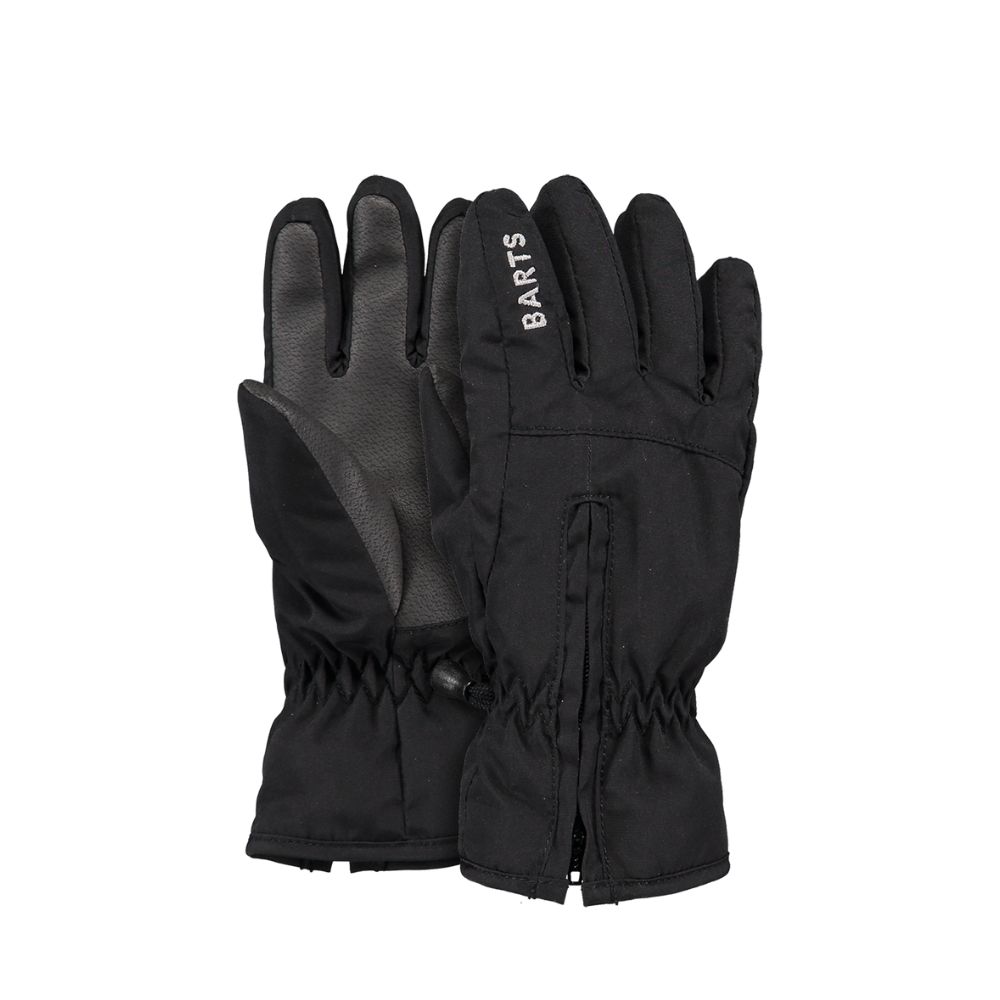 Barts Zipper Kids Ski Gloves - Black