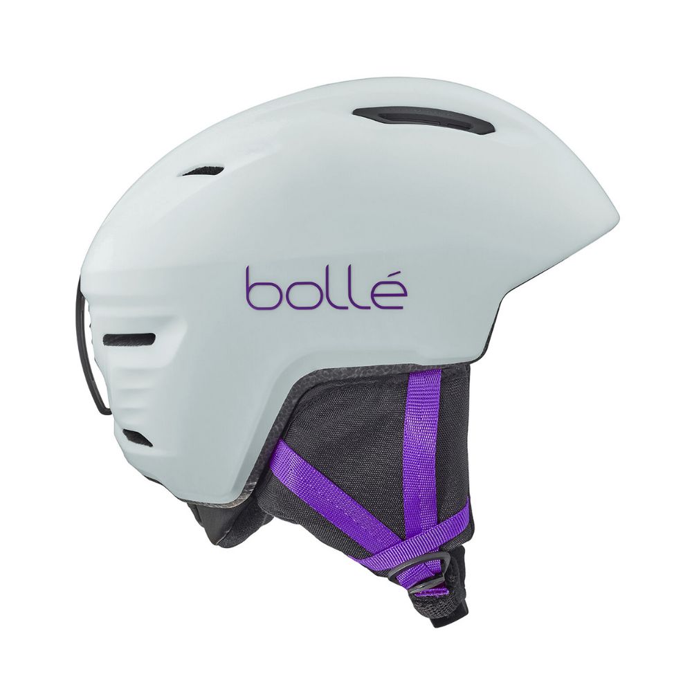Bolle Atmos Youth MIPS Ski Helmet - White Purple Matte 52-55cm