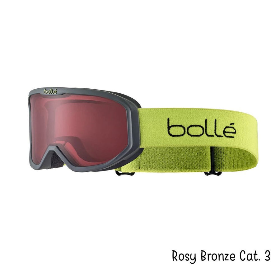 Bolle Inuk Kids Ski Goggles, Black & Acid Matt 3 - 6 yrs 2 lens options