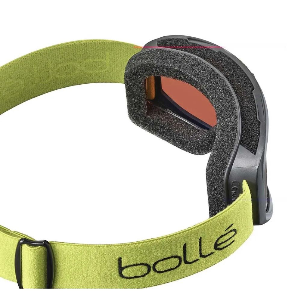 Bolle Inuk Kids Ski Goggles, Black & Acid Matt 3 - 6 yrs 2 lens options