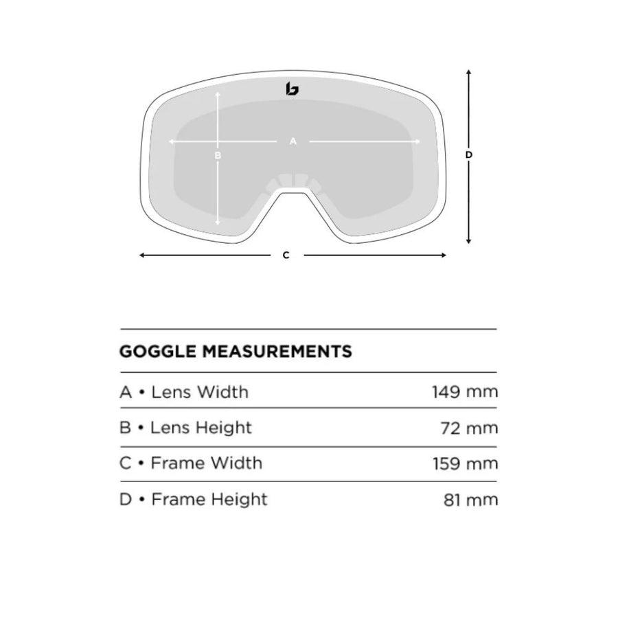 Bolle Nevada Jr Ski Goggles, 8-14 yrs Black Cats Matte, Sunshine Cat.3