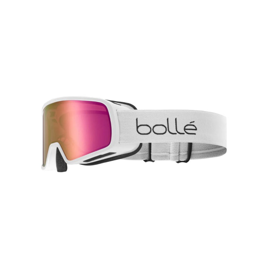Bolle Nevada Jr Ski Goggles, 8-14 yrs White Matte, Azure cat.2