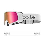 Bolle Nevada Jr Ski Goggles, 8-14 yrs White Matte, Rose Gold cat.2