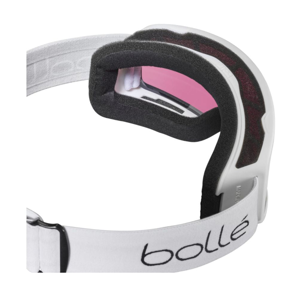 Bolle Nevada Jr Ski Goggles, 8-14 yrs White Matte, Rose Gold cat.2