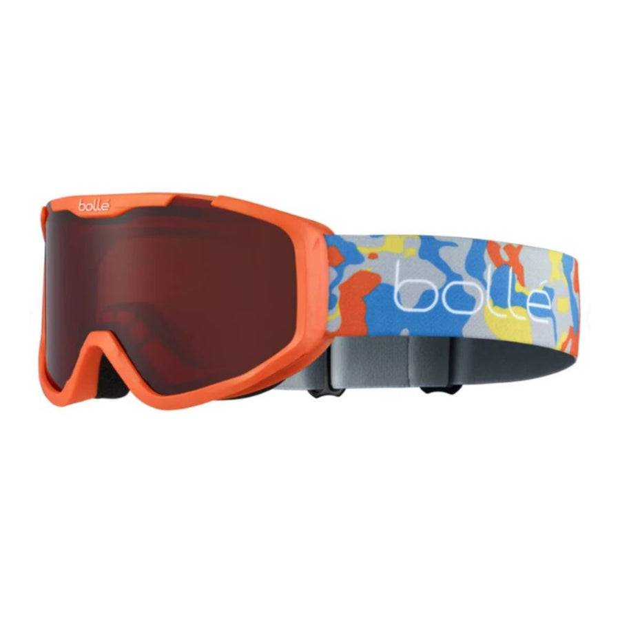 Bolle Rocket Kids Ski Goggles, Orange Matte 6yrs + Vermillon cat.2