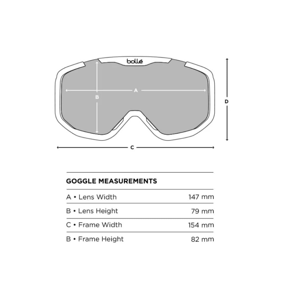 Bolle Rocket Kids Ski Goggles, Blue Matte 6yrs + Rosy Bronze cat.3