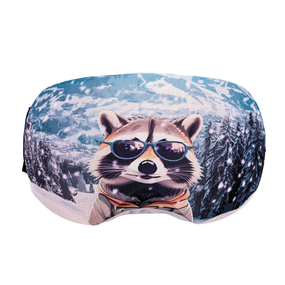 CoolMasc Ski Goggle Cover - Raccoon