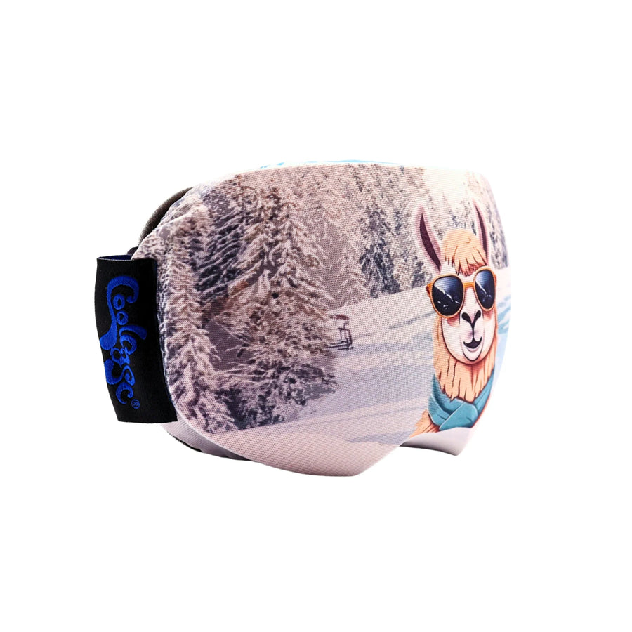CoolMasc Ski Goggle Cover - Llama