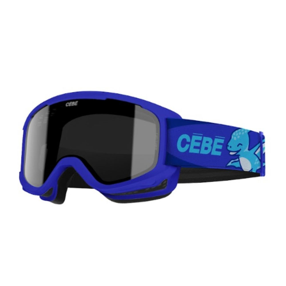 Cebe Jerry3 Toddler Ski Goggles Blue Dinosaur 2-5 yrs