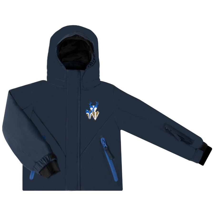 Degre Firay Kids Ski Jacket, Navy Degre Kids Ski Jackets