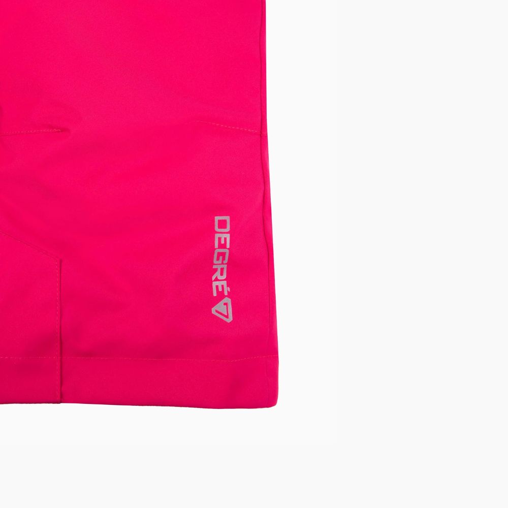 Degre 7 Nuts Kids Bib Ski Pants, Pink
