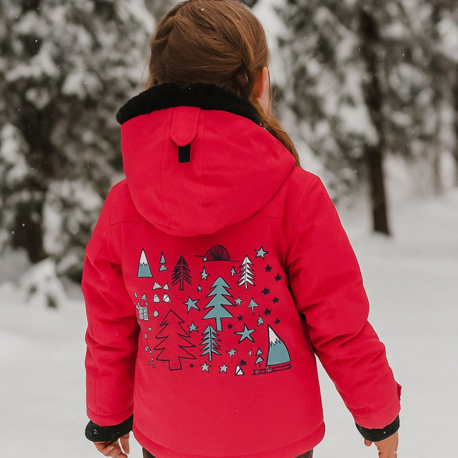 Degre 7 Firay Kids Ski Jacket, Pink