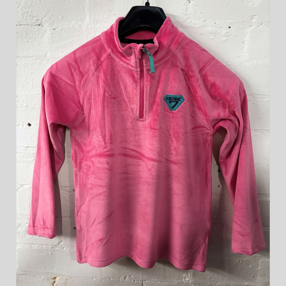 Degre 7 Ribo Girls Fleece, Pink