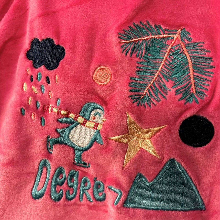 Degre 7 Ribo Girls Fleece, Pink