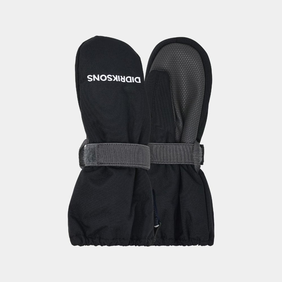 Didriksons Biggles Zip 8 Kids Skiing Mittens 505995 - Black