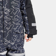 Didriksons Bjarven Kids Snowsuit - Grundsun Reflective navy 