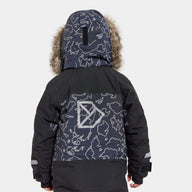 Didriksons Bjarven Kids Snowsuit - Grundsun Reflective navy 