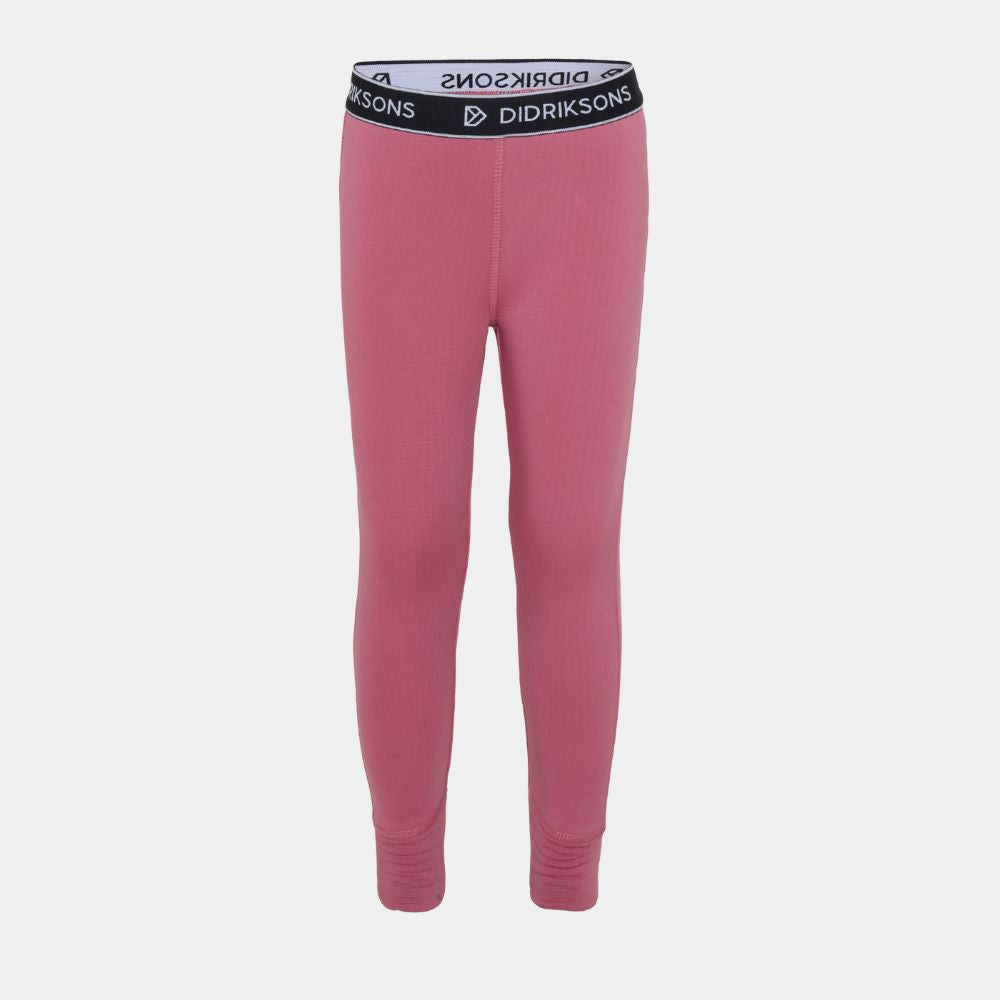 Didriksons Jadis Kids Fleece Base Layer Set - Heather Pink
