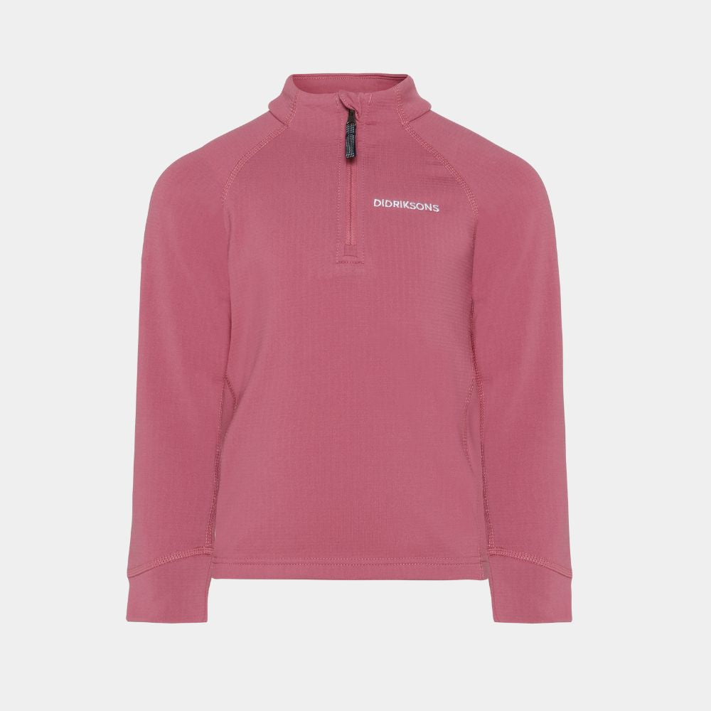 Didriksons Jadis Kids Fleece Base Layer Set - Heather Pink