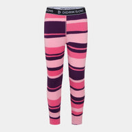 Didriksons Jadis Kids Fleece Base Layer Set - Trails Pink