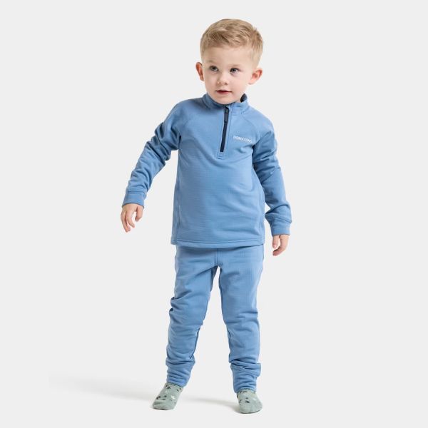 Didriksons Jadis Base Layer Fleece Set - Winter Blue