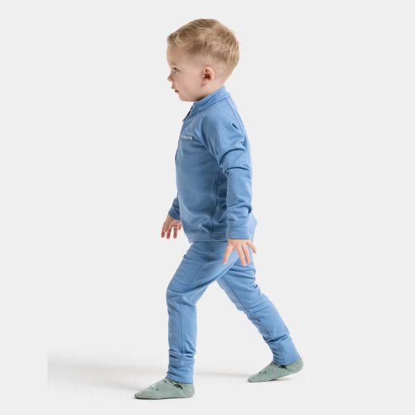 Didriksons Jadis Base Layer Fleece Set - Winter Blue